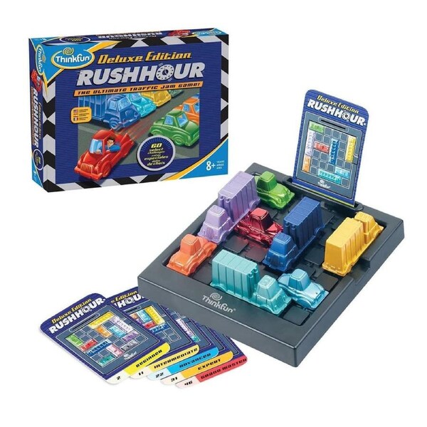 Thinkfun - Rush Hour Traffic Jam Game Deluxe Edition