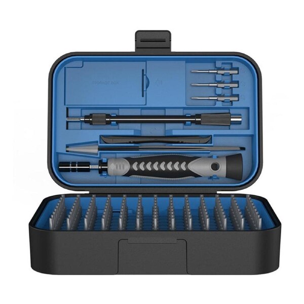Catzons 130 in 1 Precision Screwdriver Set Repair Tool for PC Phone-Blue