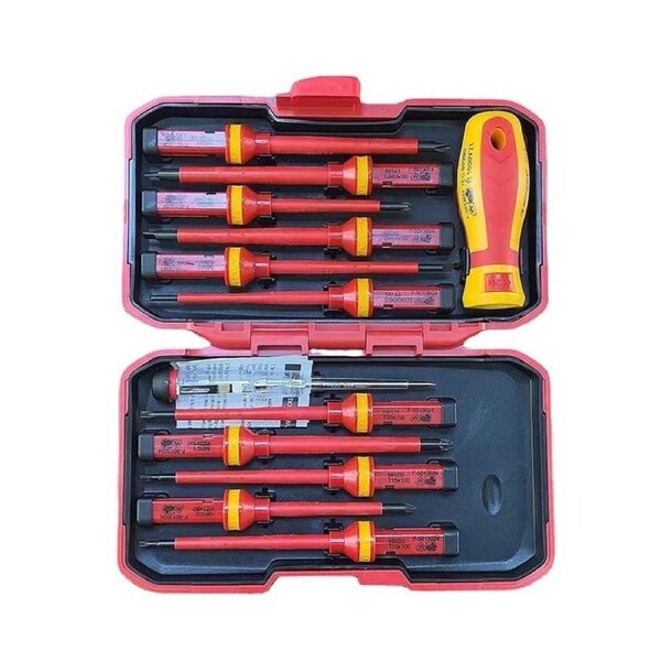 Catzons 13 Pcs 1000V Insulated Electrician Screwdriver Set Hand Professional Tool