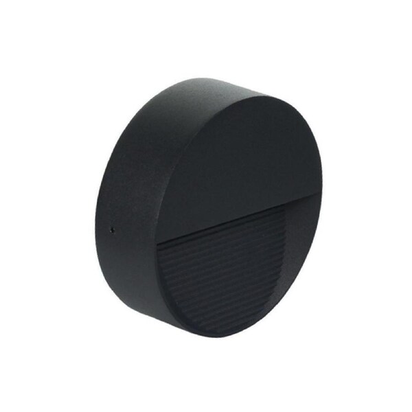 SAL SE7356WW/BK - Altona 5W LED Surface Mount Circular Wall Light - Black