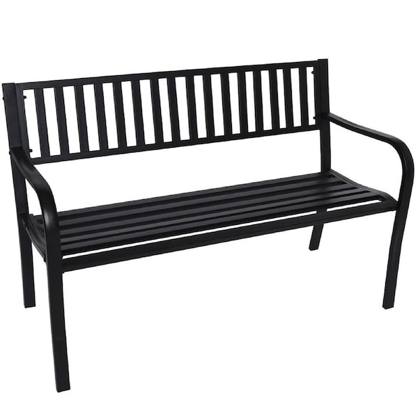 Wallaroo Steel Outdoor Garden Bench 2 to 3-Seater - Modern