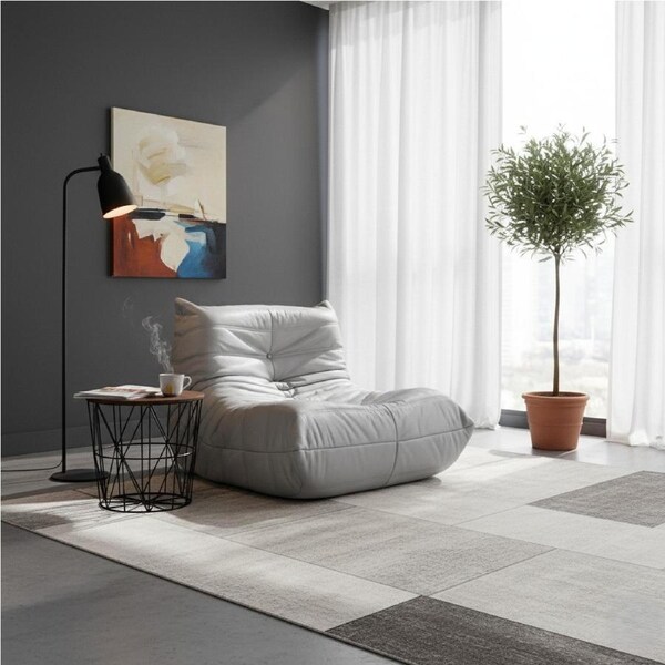 Levede Floor Sofa Accent Chair Lounge Lazy Couch Gaming Single Recliner Pouffe