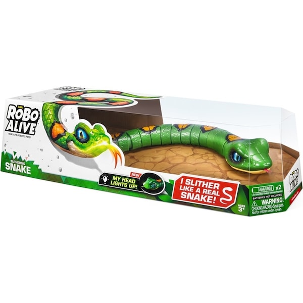 Zuru Robo Alive Robotic Snake Light Up Kids/Children Slithering Toy Assorted 3+