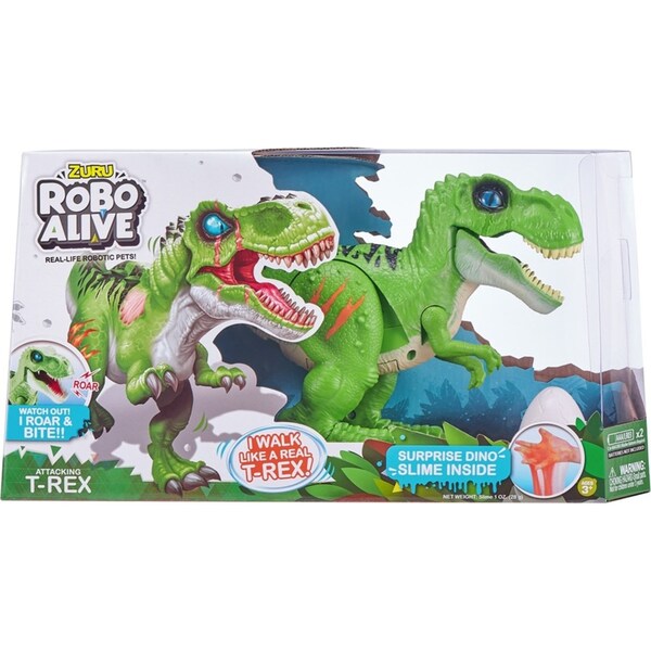 Zuru Robo Alive Robotic T-Rex w/Slime Kids/Children Dinosaur Toy Assorted 3+