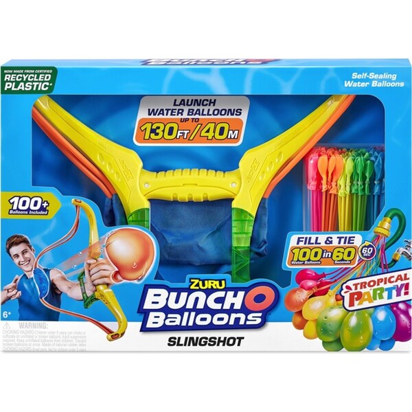 3PK Zuru Bunch O Balloons Tropical Party w/ Slingshot Kids/Children Fun Toy 6+