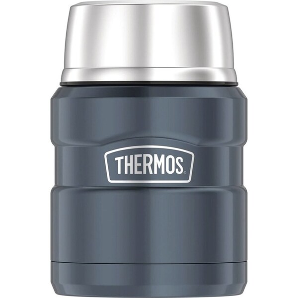 Thermos King 470ml Stainless Steel Vacuum Insulated Food/Beverage Jar Slate