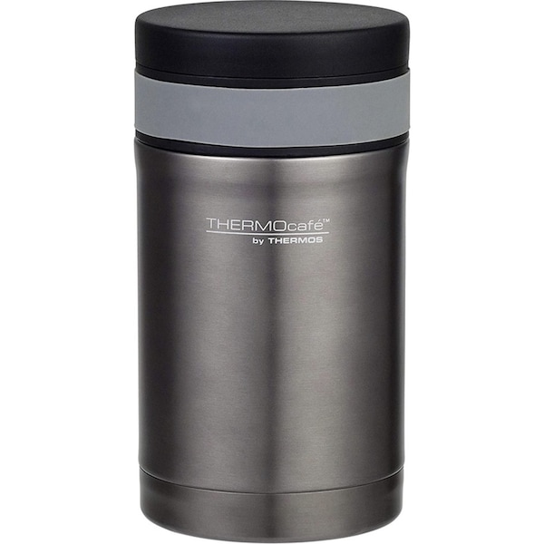 Thermos THERMOcafe Stainless Steel Insulated Hot/Cold Food Jar 500ml Smoke