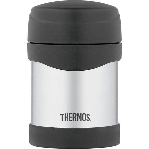 Thermos 290ml Stainless Steel/Black Vacuum Insulated Hot/Cold Food/Beverage Jar
