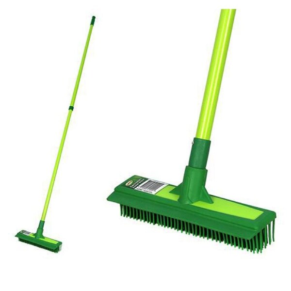 Electrostatic Rubber Broom For Window Sweeper Carpet Floor Cleaning Tool 1.35m