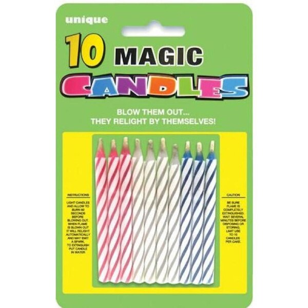 Birthday Candles Spiral - Magic Relight