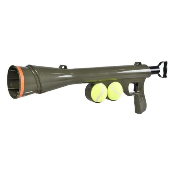 Dog Tennis Ball Gun Launcher Pet Play Outdoor Toy Fetch Throw Interactive Toy