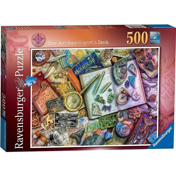 Ravensburger - The Archaeologists Desk Puzzle 500 Piece