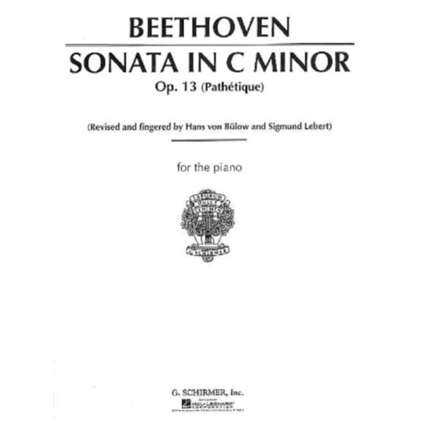 Beethoven - Sonata Op 13 Piano Pathetique (Softcover Book)