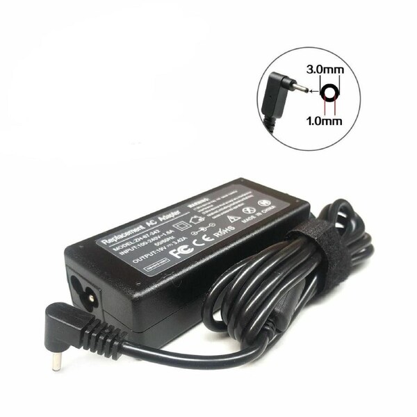 65W 19V 3.42A Laptop Power Charger For Acer Swift SF514-54T SF514-54GT 3.0*1.1mm