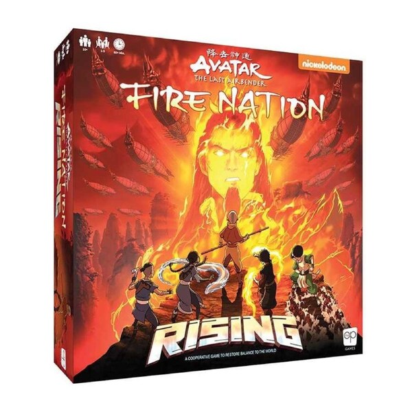 Avatar The Last Airbender Fire Nation Rising Board Game