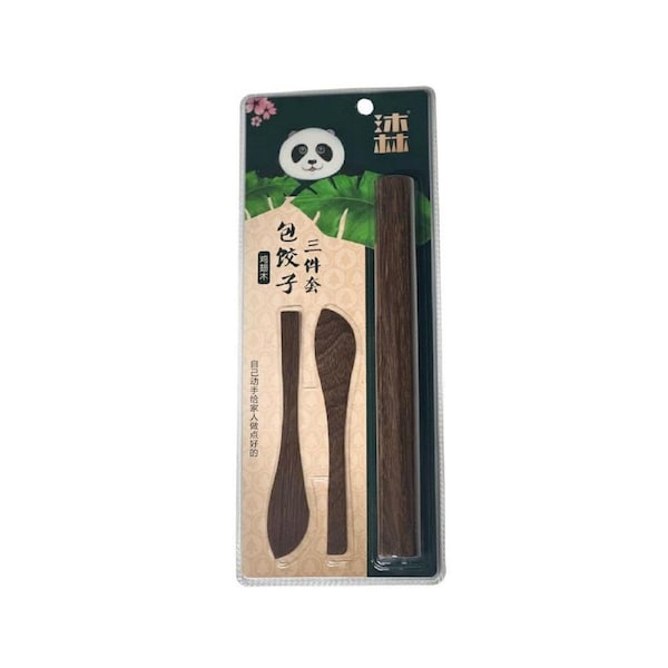 WoodLand Wood Dumpling 3Pc Set 25*3.0cm PS928
