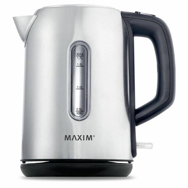 Maxim Kitchenpro 1.7L Stainless Steel Electric Water Kettle Coffee/Tea Boiler
