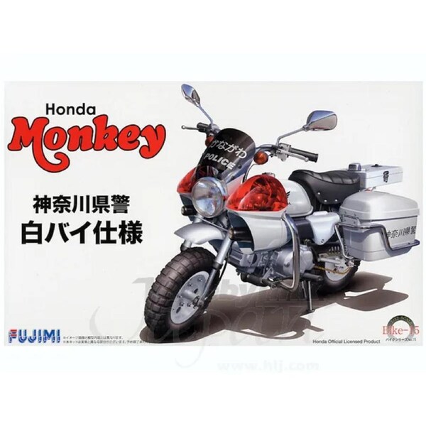 Fujimi 1/12 Honda Monkey POLICE Bike (Bike-No15) Plastic Model Kit