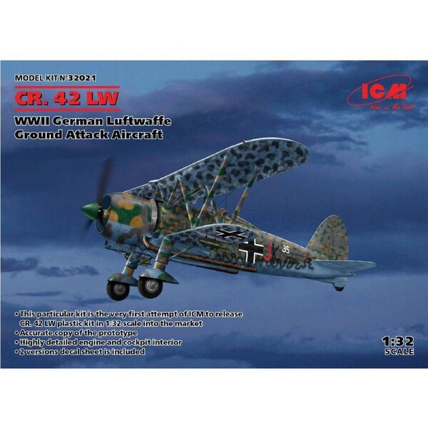 ICM 1:32 Cr. 42 Lw Wwii German Aircraft*K