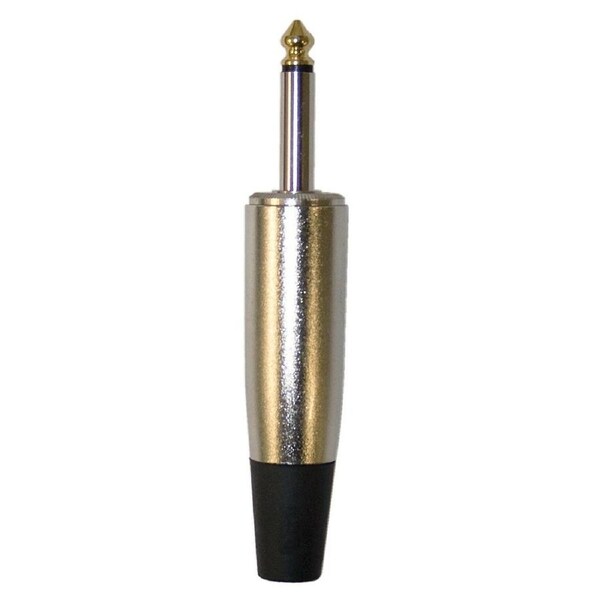 AMS 3731 6.3mm Jack Plug Mono Nickel Xtra Large Body