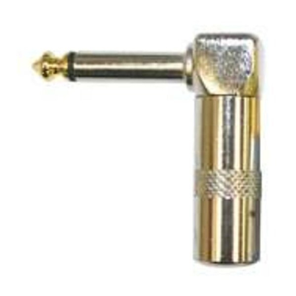 AMS 3745 Right Angle Jack Plug 6.3mm Mono