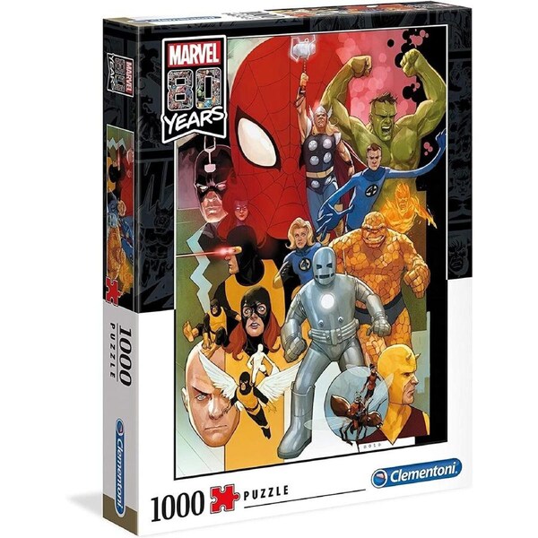 Clementoni Marvel 80th Anniversary Puzzle 1000 Pieces