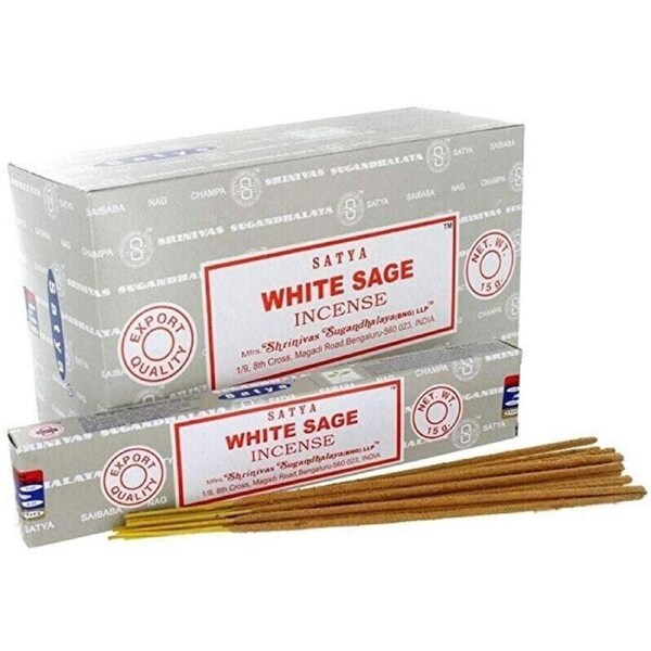 White Sage Satya Incense Sticks