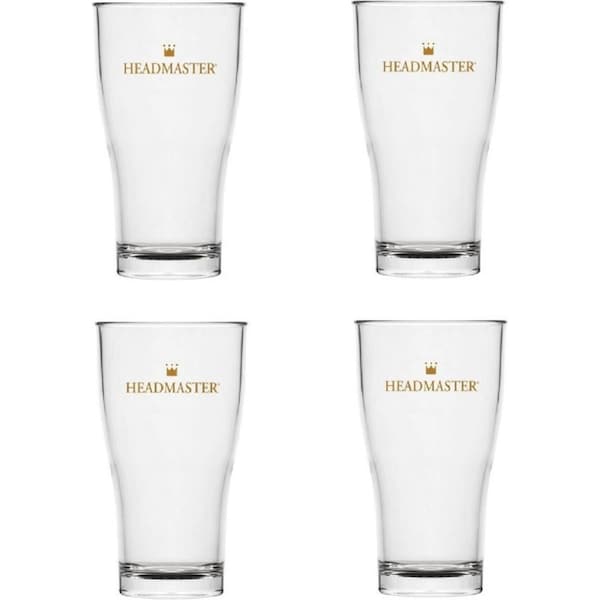 Polysafe Conical Headmaster Schooner Glass 425ml - Set of 4