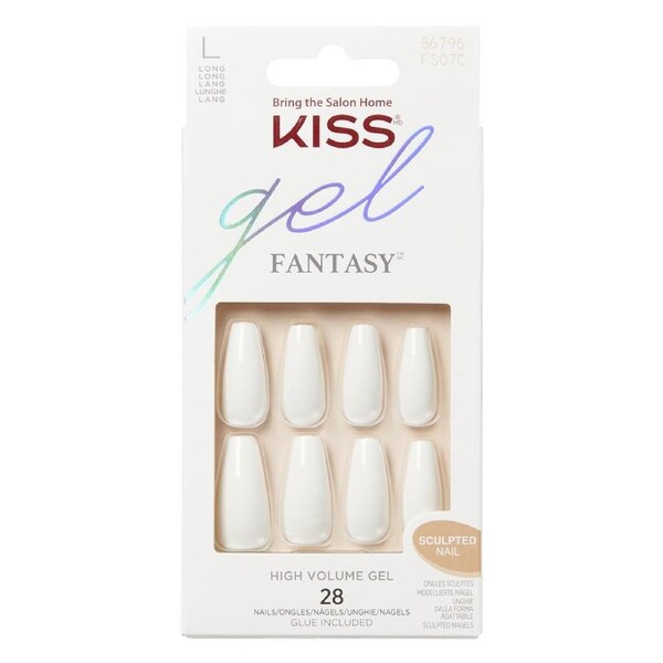 Kiss Gel Fantasy Nails - True Colour