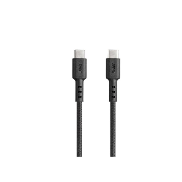 3sixT Tough 1.2m Male USB-C to Type-C V2.0 Cable Cord For Smartphones Black