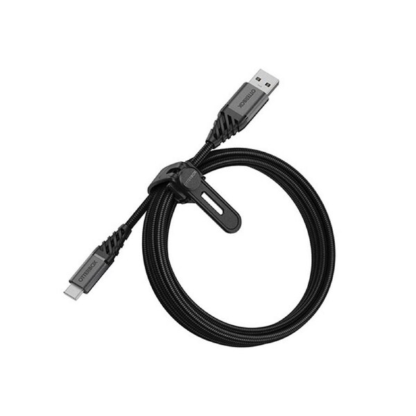 Otterbox 2m USB-A to USB-C Cable Connector For Smartphones Premium Dark Ash