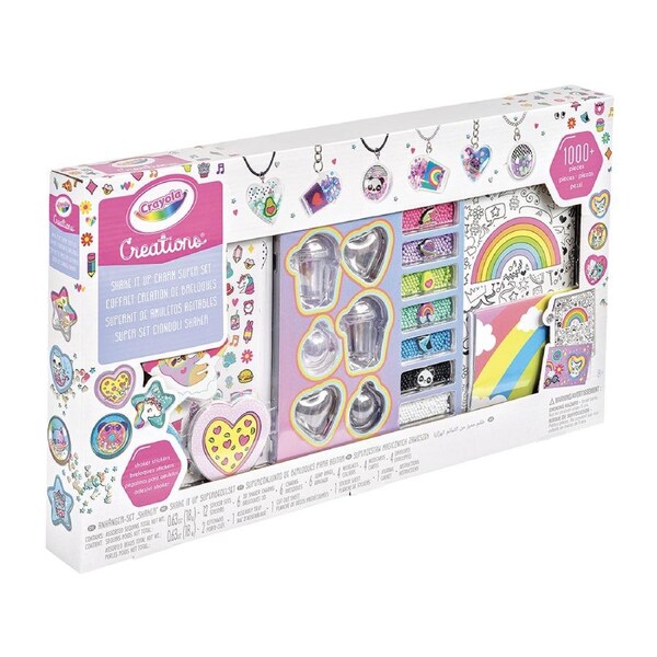 Crayola Kids/Childrens Creations Shake it Up! Charms & Stickers Super DIY Set