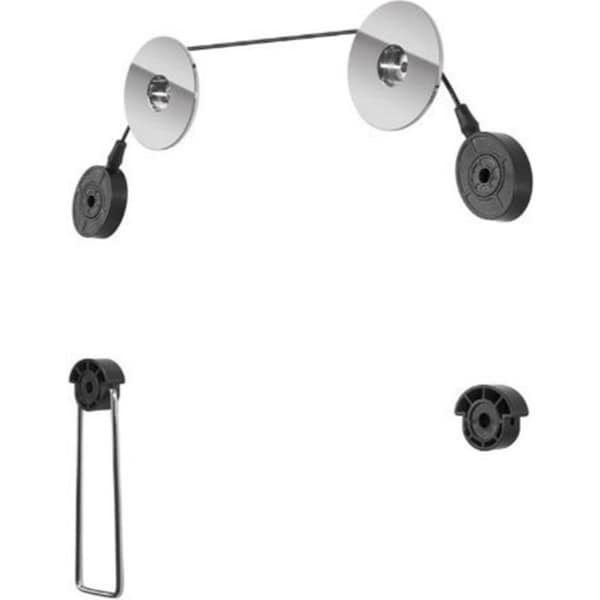 Goobay EasyMount Universal Adjustable Hanging Wall Mount For 94-178cm TV Black