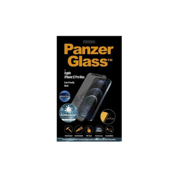 PanzerGlass Anti-Bluelight Glass Screen Protector For iPhone 12/12 Pro Max Black