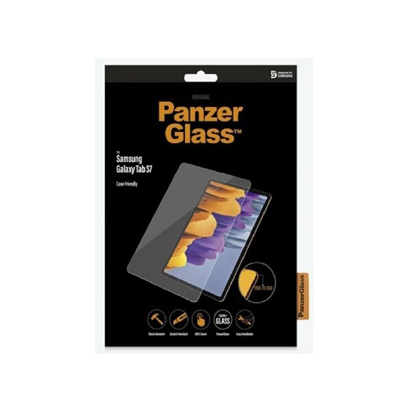 PanzerGlass Screen Cover Glass Protector Guard For Samsung GalaxyTab S7/S8 Clear