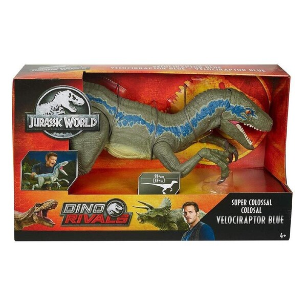 Jurassic World Dino Rivals Super Colossal Velociraptor