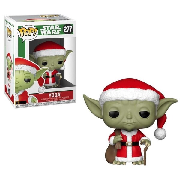 Funko Pop Star Wars Yoda Santa #277 Vinyl Figure