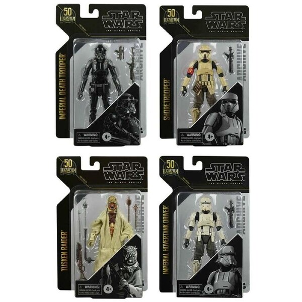 Star Wars The Black Series Archive Set of 4 6 Inch Action Figures