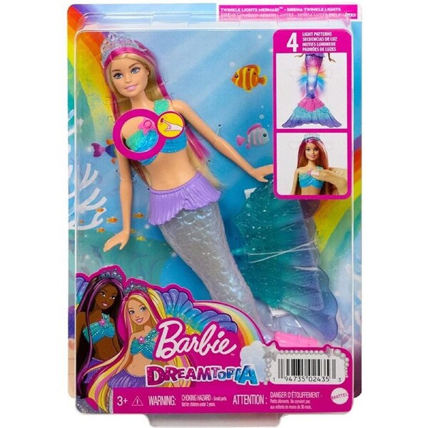 Barbie Dreamtopia Twinkle Lights Mermaid Doll Blonde