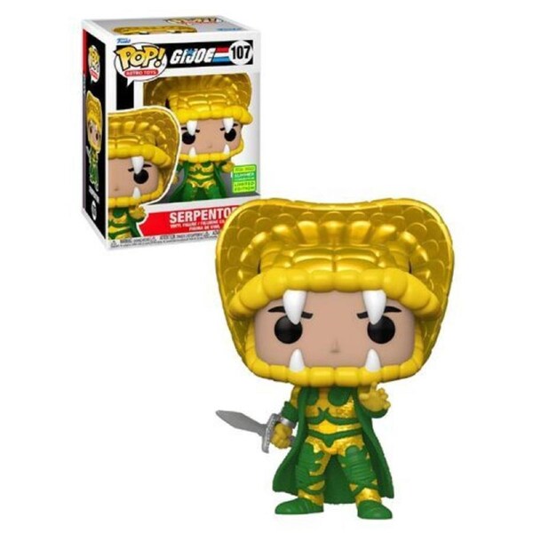 Funko POP G.I.JOE Serpentor SDCC 2022 #107 Vinyl Figure