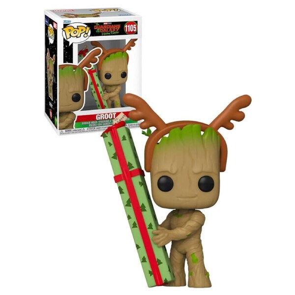 Funko Pop Marvel Guardians of the Galaxy Holiday Special Groot #1105 Vinyl Figure