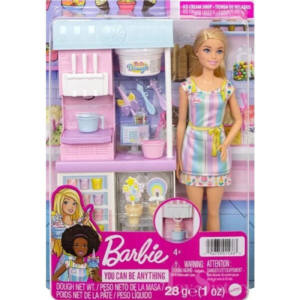 Barbie You Can Be Anything Ice Cream Shop Playset