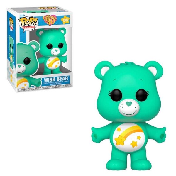 Funko Pop Care Bears 40th Wish Bear #1207 Vinyl Figure