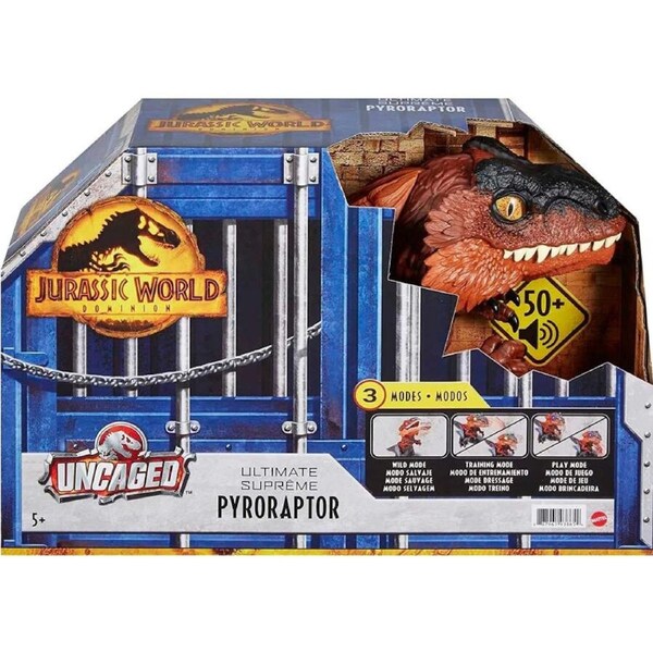 Jurassic World Dominion Uncaged Ultimate Pyroraptor Interactive Dinosaur Toy