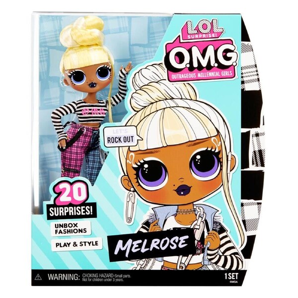 LOL Surprise OMG Melrose Fashion Doll with 20 Surprises