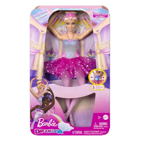 Barbie Dreamtopia Twinkle Lights Ballerina Doll HLC25