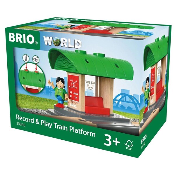 Brio World Record & Play Train Platform 2pc 33840