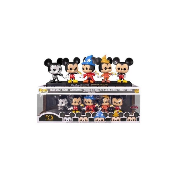Funko POP Disney 50th Anniversary Mickey Mouse 5 Pack