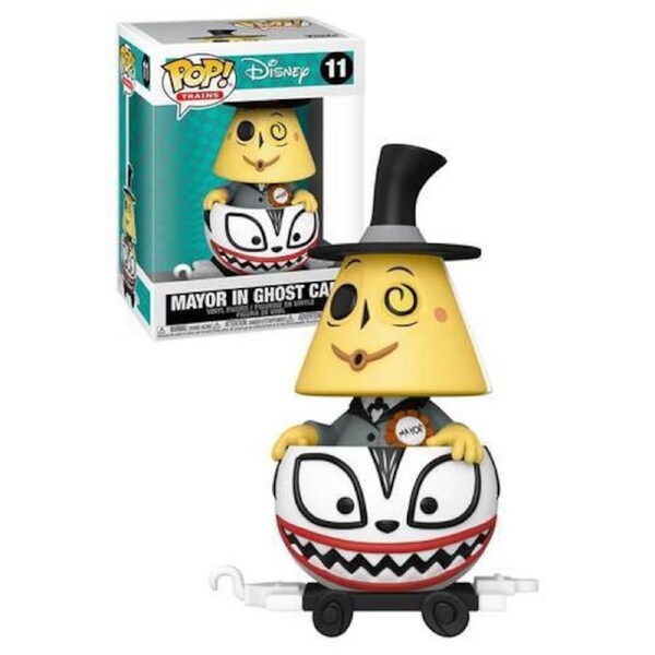Funko POP Trains Nightmare Before Christmas Mayor In Ghost Cart #11