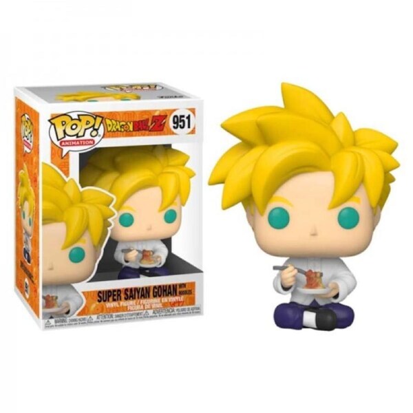 Funko POP Dragon Ball Z Super Saiyan Gohan (Eating Noodles)#951 Vinyl Figure
